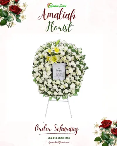 Krans Bunga Duka Cita di Jamuskauman