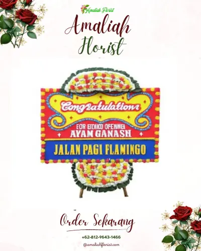 Bunga Papan Congratulation di Jamuskauman